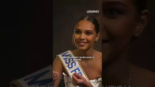 MISS FRANCE NOUS APPREND LA VRAIE MANIÈRE D'ÉPLUCHER UNE BANANE