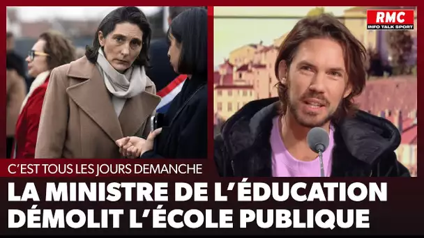 Arnaud Demanche : la ministre de l'Éducation démolit l'école publique