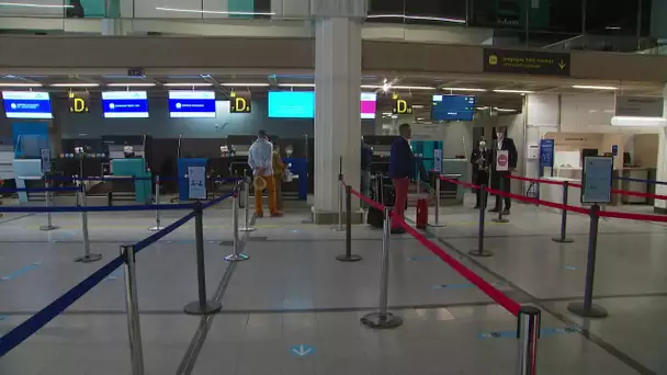 Déconfinement : retour des passagers à l'aéroport de Nantes Atlantique