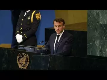"Au-delà de la guerre, un risque de division du monde", alerte Emmanuel Macron à l'ONU • FRANCE 24