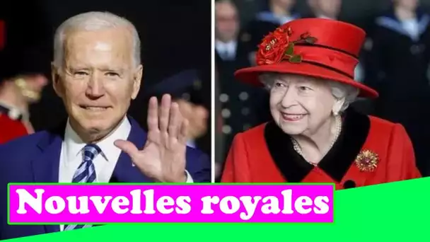 La reine "personnellement soulagée" de rencontrer Joe Biden après "l'insulte mortelle" de Trump