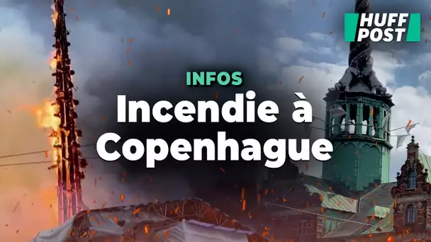 Au Danemark, l’incendie de la Bourse rappelle Notre-Dame en feu