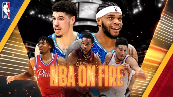 NBA on Fire feat. Tyrese Maxey, Devin Booker, Evan Mobley & The Charlotte Hornets🔥