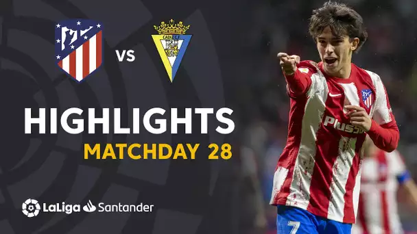 Resumen de Atlético de Madrid vs Cádiz CF (2-1)