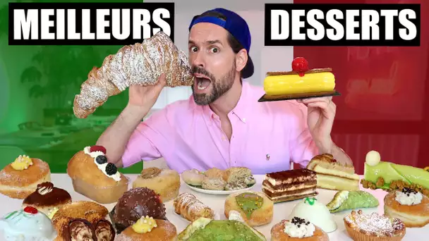 Je Teste Des Desserts Traditionnels Italiens (Nourriture Italienne)