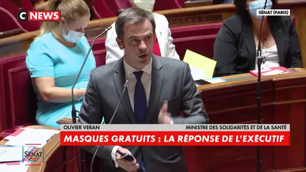 Olivier Véran de nouveau interpellé sur le prix des masques au Sénat