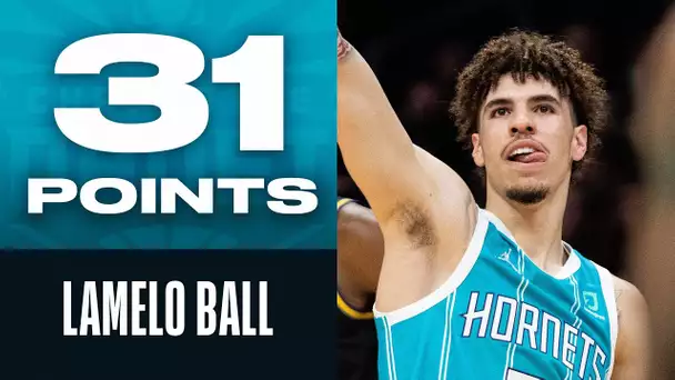 Lamelo Ball SHOWS OUT 31 PTS, 9 REB, & 7 AST in Season Debut 👀