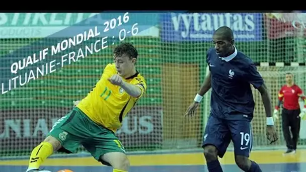 Futsal, Coupe du Monde 2016 : Lituanie-France (0-6), les buts