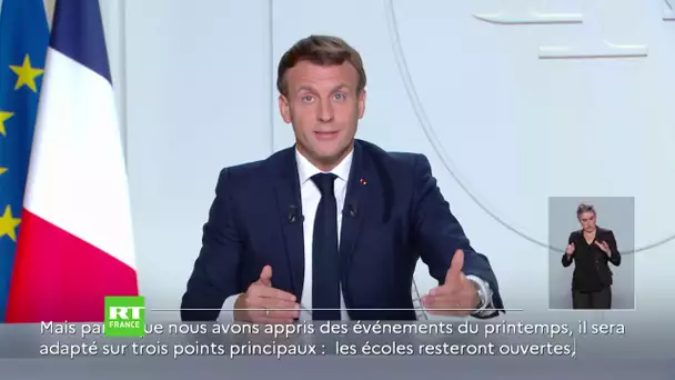 Emmanuel Macron : «J’ai décidé qu’il fallait retrouver le confinement»