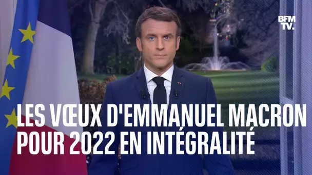 Les vœux d’Emmanuel Macron pour 2022 en intégralité