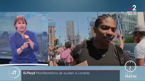 George Floyd : Manifestation de soutien à Londres