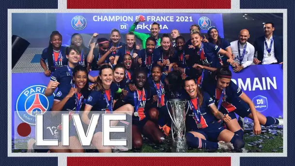 ⚽️ Célébration du titre de l'équipe féminine en direct du Parc des Princes 🔴🔵