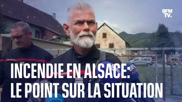 Incendie en Alsace: le point sur la situation de Philippe Hauwiller, en charge des opérations