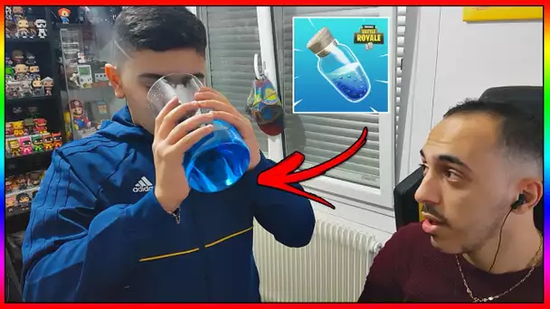 MOMO TENTE DE RE-BOIRE LA POTION FORTNITE POUR GAGNER SON TÉLÉPHONE !