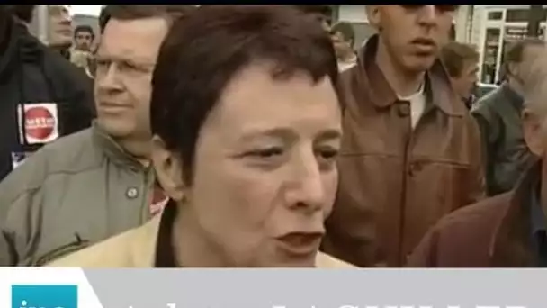 Arlette Laguiller : manifestation anti Front National  - Archive vidéo INA
