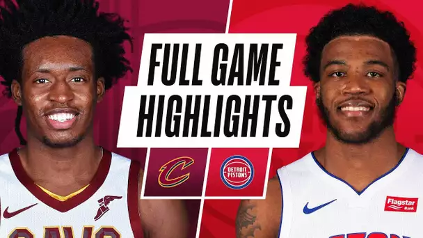 CAVALIERS at PISTONS | FULL GAME HIGHLIGHTS | April 19, 2021
