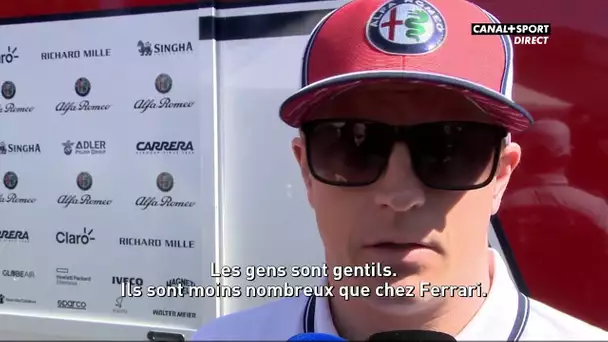 Kimi Räikkönen parle de sa nouvelle écurie Alfa Romeo - GP d'Australie