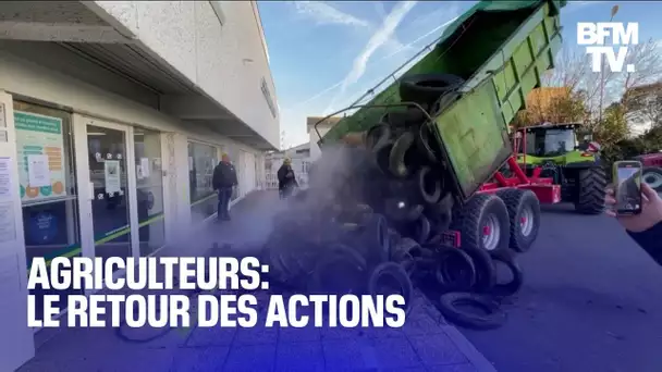 Agriculteurs: le retour des actions