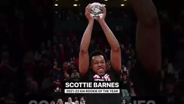 What a season it was for #KiaROY of the Toronto Raptors, Scottie Barnes! | #Shorts #BESTofNBA