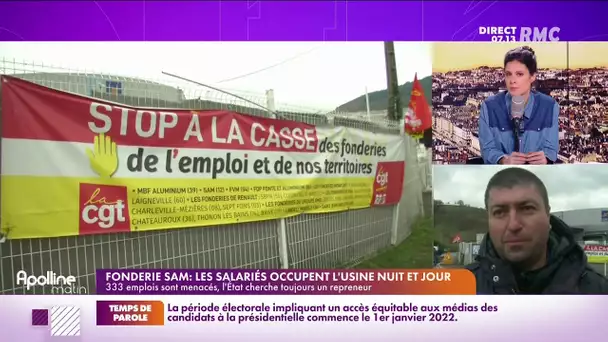 "Il a été décidé, à l'unanimité, de passer Noël dans l'usine"
