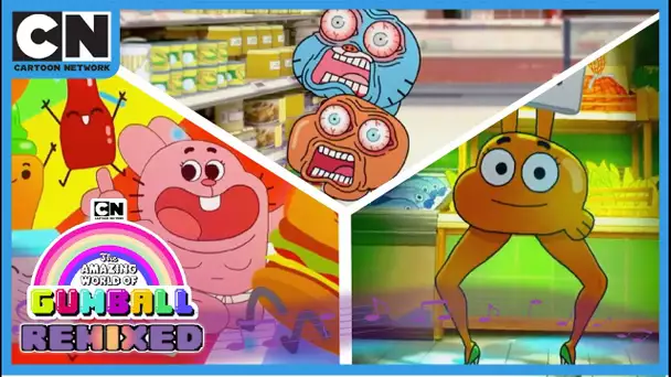 Le monde incroyable de Gumball | compilation en folie 🎵 | Gumball Remixed #5