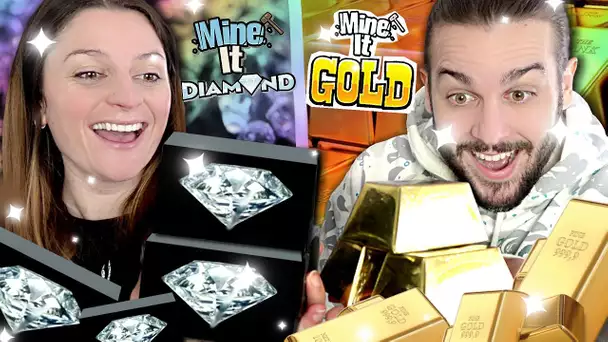 ON CHERCHE DE L'OR ET DU DIAMANT ! MINE IT GOLD & DIAMOND