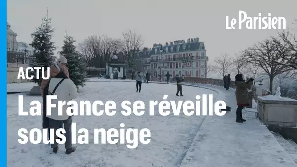 Paris, Lille, Reims... les images de la moitié nord de la France sous la neige