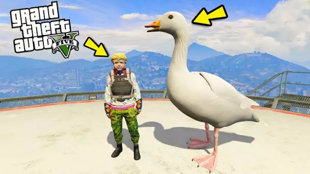 JOUER A GTA 5 AVEC UN CANARD GÉANT !