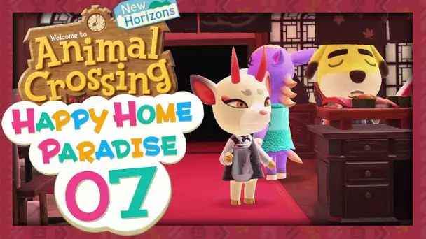 ANIMAL CROSSING HAPPY HOME PARADISE EPISODE 7 : ON OUVRE NOTRE PREMIER RESTAURANT ! DLC ACNH