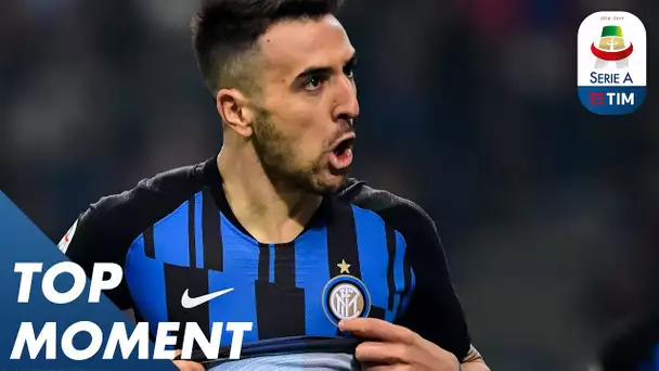 Vecino Gives Inter Early Lead in Milan Derby | AC Milan 2-3 Inter | Top Moment | Serie A