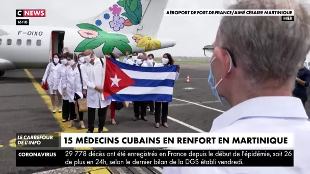 Martinique : 15 médecins cubains en renfort