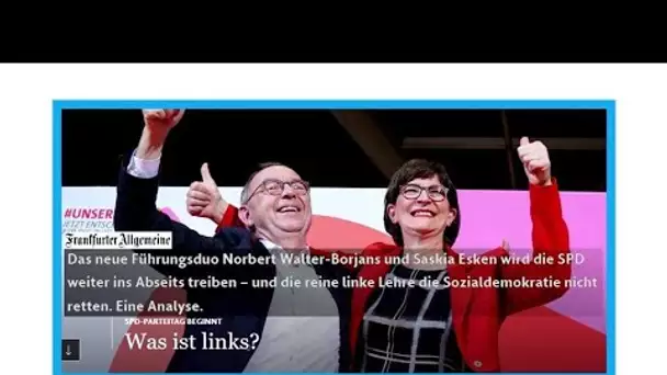 SPD en Allemagne : "Qu'est-ce que la gauche?"