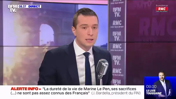 Bardella : "A la différence de Zemmour, on ne confond pas la brutalité et la fermeté".