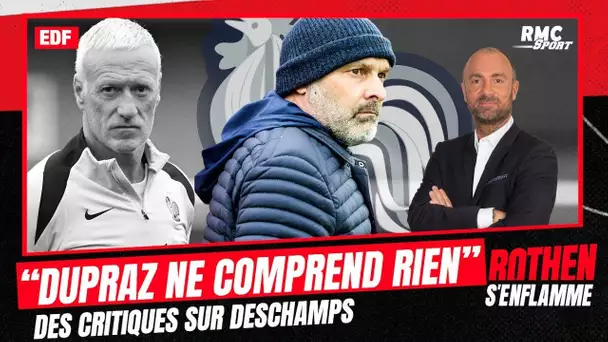 Équipe de France : “Dupraz ne comprend rien” des critiques sur Deschamps, juge Dugarry