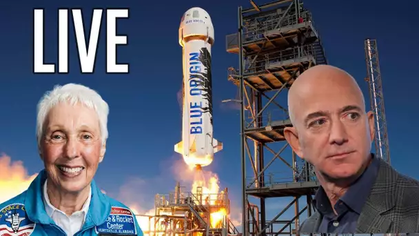 🔴 DIRECT Lancement New Shepard - Premier vol habité (Blue Origin) commenté FR