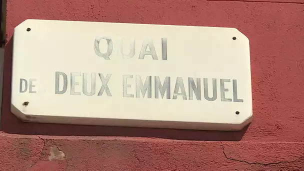 "Cote plaque" consacré au quai des deux Emmanuels a Nice