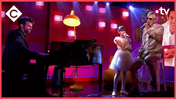 Andrea & Virginia Bocelli en live sur la scène de C à vous - 19/10/2022