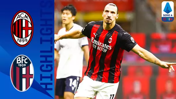 Milan 2-0 Bologna | Una doppietta dell’eterno Ibrahimovic lancia il Diavolo | Serie A TIM