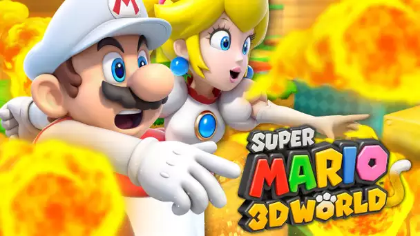 MARIO ET PEACH SONT EN FEU ! SUPER MARIO 3D WORLD CO-OP NINTENDO SWITCH