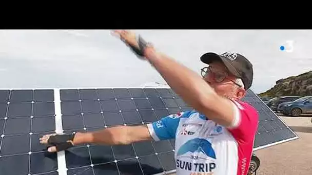 Cauquil : "Avec les panneaux inclinables, je multiplie par trois la puissance sur le vélo"
