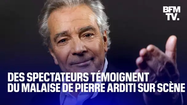 “Il a commencé à bégayer”: une spectatrice raconte le malaise de Pierre Arditi sur scène