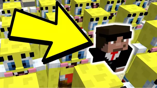 QUI EST LE VRAI BOB L&#039;EPONGE ? PRANK CACHE CACHE MINECRAFT RP