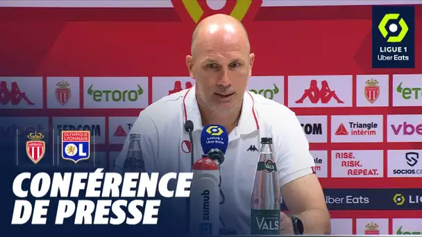 Conférence de presse AS MONACO - OLYMPIQUE LYONNAIS (2-1)  / 2022/2023