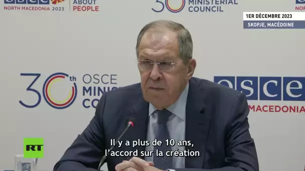 Selon Lavrov, la situation en Serbie et au Kosovo « s’inscrit parfaitement dans la tendance de l'OSC