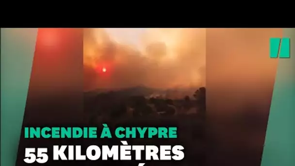 Chypre touché par "le pire incendie depuis des décennies"