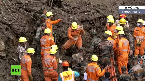 🇮🇳  Inde : des glissements de terrain à Shimla font des ravages