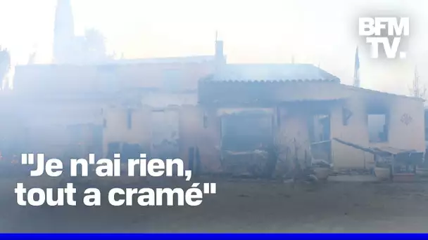 Incendie dans l'Aude: le témoignage de Jean-Loïc, propriétaire d'une maison qui a pris feu