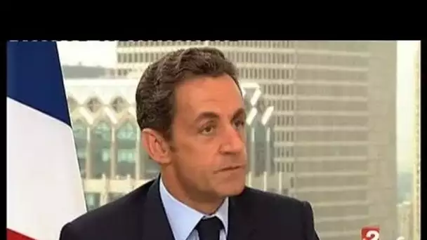 Interview du président de la République Monsieur Nicolas Sarkozy