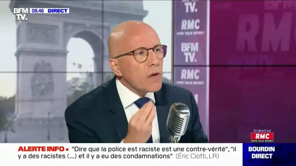 "Ce qu'il s'est passé aux Etats-Unis est une abomination, des images insupportables" dit Eric Ciotti