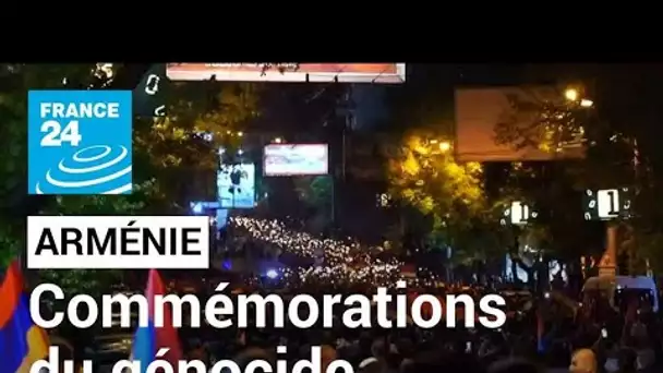 Arménie : à Erevan, des milliers de personnes commémorent le génocide de 1915 • FRANCE 24